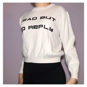 Zara White Sweater *brand new*